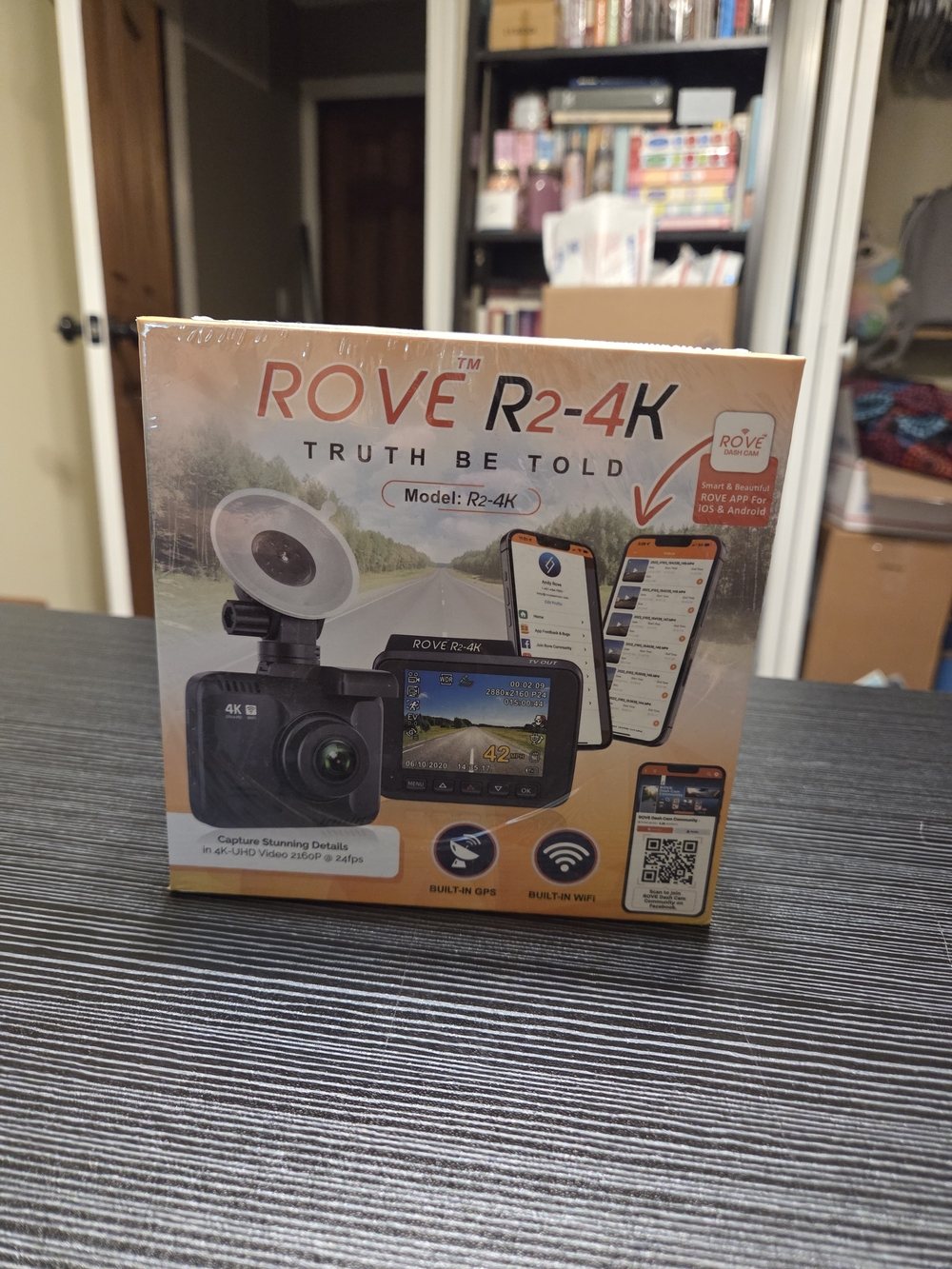 ROVE R2-4K Dash Cam - Black